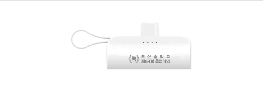 �𼿶� 5000mAh 2 In 1 PD20W ���ӹ̴� ��ŷ�� �������͸�